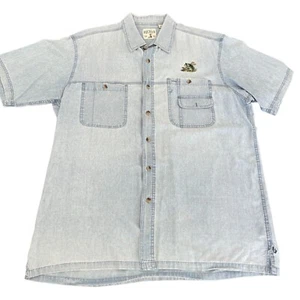 Camisa con botones Red Head para hombre bordada frente a pescado SS, talla XL - Imagen 1 de 6