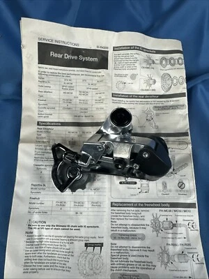 1998 MTB rear derailleur Shimano STX RC RD-MC38 VIA Japan long cage 8 speed NOS - Image 1 of 3