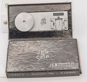 Rare - Jen Clip Leica & Kardon RF Camera Base 1/4"-20 Flash Shoe Adapter Bracket