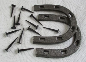 Set British Army:"AMMO BOOT HEEL PLATES" (With Fixing Nails/Screws, Sizes 5-6) - Picture 1 of 5