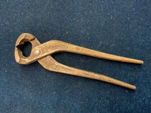 Vintage Pliers Special End Nipper Cutter Carpenter Blacksmith Small 7 in. - Picture 1 of 8