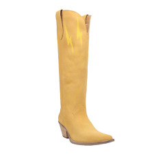 Dingo Ladies Thunder Road Yellow Tall Western Boots DI597-YE