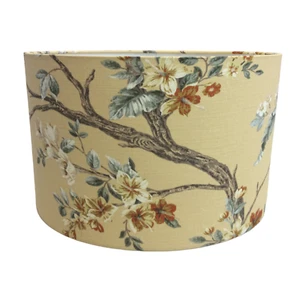 Laura Ashley Water Lilies Florentine Gold Fabric Lampshade - Picture 1 of 1