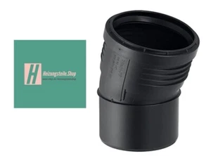 GEBERIT Silent-PP Bogen 15° mit Muffe DN 110 mm 390.520.14.1 NEU - Bild 1 von 5