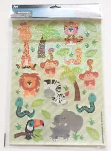Adesivi animali dello zoo, abbellimenti zoo, forniture per fare carte, adesivi per bambini - Foto 1 di 4
