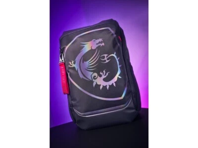 Sealed MSI Gaming Backpack, Black polyester Pack Carry Bag, TITIANBP 15.6"-17.3" - Image 1 of 4