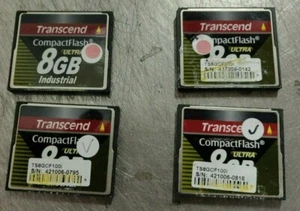 12x Transcend TS8GCF100I 8GB Industrial CompactFlash I Cards - Picture 1 of 1