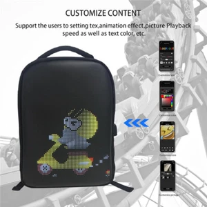 Motorrad LED Rucksack Wasserdicht Reisetasche Programmier-Rucksack für Motorrad - Bild 1 von 9
