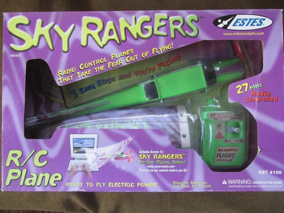 Avión Estes Sky Rangers Estilo Cessna Entrenador R/C (Caja Sellada) Nuevo desde 2001 Foto 1 de 4