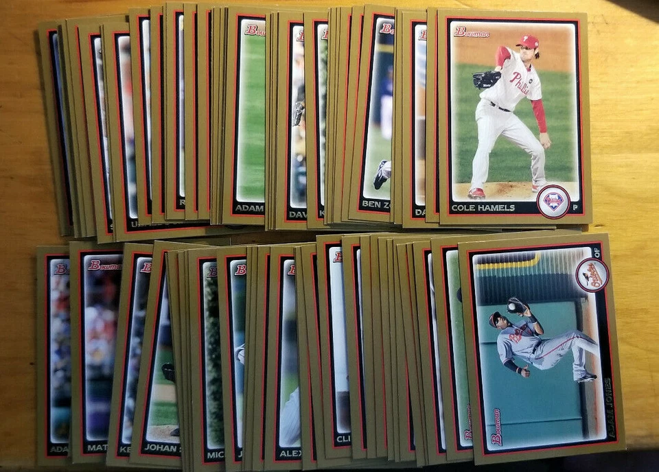 2010 Bowman Baseball Gold parallel Fill your set you pick choice - Image 1 of 1