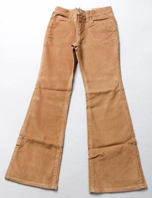  Pantalones de mezclilla acampanados de pana cintura alta ajustados Old Navy para niña EJ2 tostados talla 10 nuevos con etiquetas  Foto 1 de 4