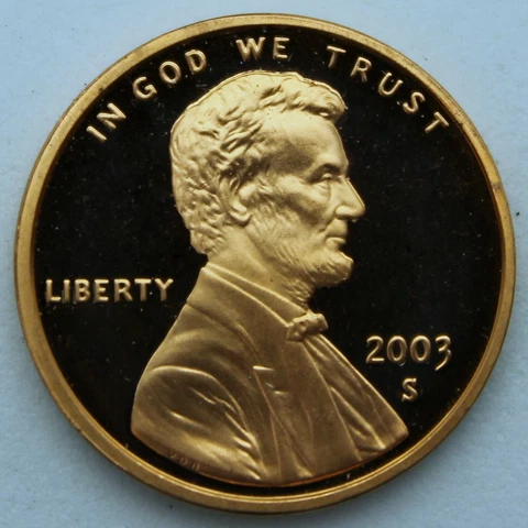 2003-S Proof Lincoln Cent Cover