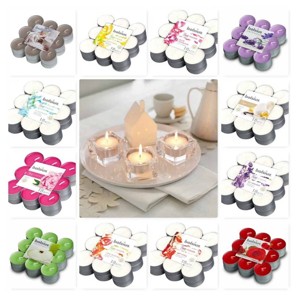 18 Duft -Teelichter  von Bolsius Kerzen Duftteelichter   -wähle deinen Duft - Bild 1 von 4