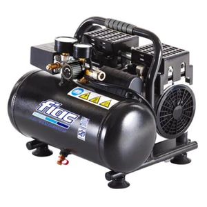 Compressore d'aria portatile silenziato Fiac Super Silent 6 lt 1Hp 0,75Kw - Afbeelding 1 van 2