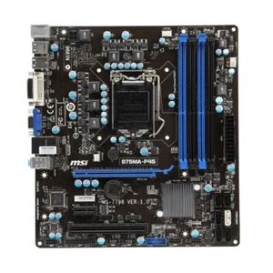 MSI B75MA-P45 MS-7798 Ver.1.1 Intel B75 Mainboard Micro ATX Sockel 1155 #42301 - Bild 1 von 2