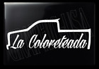 La Coloretada Camioneta Sticker Decal Calcomania De Vinilo Blanco 11" ??