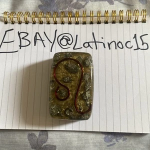 Orgonite Pyrie Zodiac LEO Pocket Size - Photo 1 sur 5