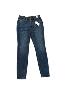 Judy Blue JB88692 nuovo con etichette vita alta scura controllo pancia skinny 13/31 - Foto 1 di 10