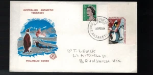 1969 ANTARCTIC Territory  AAT  Excelsior ANARE Cover 3 C QEII & 2c Penguin. - Picture 1 of 1