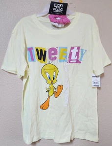 Looney Tunes Tweety Vogel gelb T-Shirt Rundhals Junior Gr. L (11-13) NEU - Bild 1 von 6