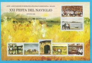 1990 XXI festa del Naviglio La pittura di Guido Bertuzzi - ANFE - Imagen 1 de 1
