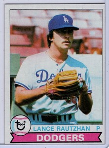 1979 TOPPS #373 LANCE RAUTZHAN IN EX CONDITION DODGERS