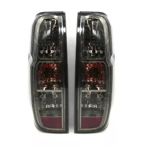 Tail Light Lamp Smoke Lens Pair Fit Nissan Navara D40 ST 4DR UTE Frontier Navara - Picture 1 of 6