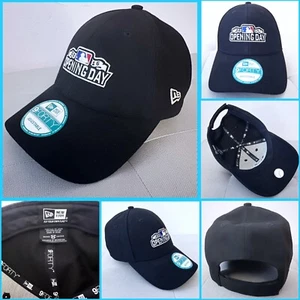 MLB Vintage OPENING DAY Cap Hat New Era 9FORTY Black Strapback Official Baseball - Picture 1 of 7