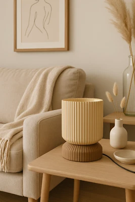 Boho Modern Table Lamp, Bauhaus Home Decor and Ambient Lighting — 第 1/4 张图片