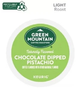 🆕☕ Café Keurig K-cups de café de pistacho sumergido en chocolate de temporada Green Mountain - Imagen 1 de 1