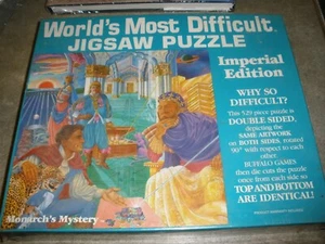 NEW World's Most Difficult Puzzle 529 Pieces IMPERIAL EDITION Double Sided - Picture 1 of 4