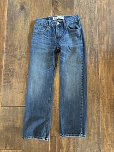 Youth Boys Red Tab 505 Straight Regular Fit Levi jeans Size 12 26x26 - Picture 1 of 6