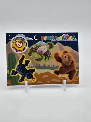 1999 TY Beanie Babies STICKER CARD "Series 3" Lizzy Pecan Stinger - Image 1 of 2