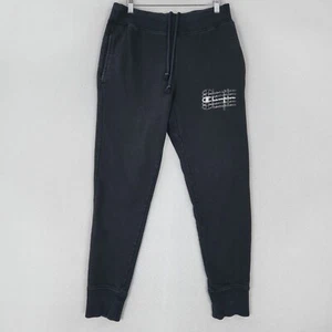 Champion Pants Mens Medium Faded Black Reverse Weave Jogger Sweatpants Casual - Picture 1 of 11