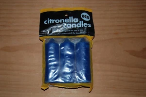 UCO Citronella Blue Candle 3 Pack - NEW SEALED - Picture 1 of 3