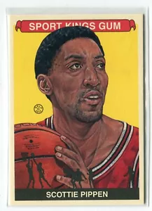 2013 ITG Sport Kings Gum Series F Scottie Pippen PREMIUM BACK #291 HOF BULLS - Bild 1 von 2