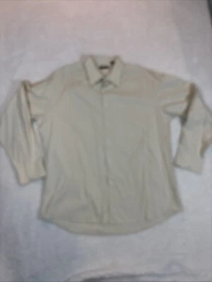 Structure  Button Up Shirt Men's Size Xl Yellow Casual Color - Image 1 of 4