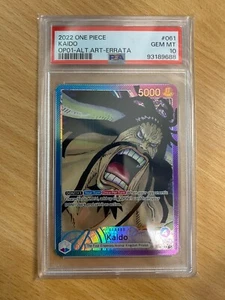 Kaido (OP01-061 L) PSA 10 - One Piece Card Game ENGLISH 93189688 - Picture 1 of 2