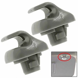 2x For Honda Civic Accord Civic CR-V Element Sun Visor Bracket Hook Clip Hangers - Picture 1 of 6