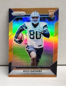 RICO GATHERS 2016 Prizm ORANGE ~ ROOKIE #'d /299 ~ COWBOYS