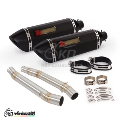 Deflector silenciador puntas de escape de tubo de enlace medio para Suzuki Hayabusa GSX1300R 2008-2020 Foto 1 de 4