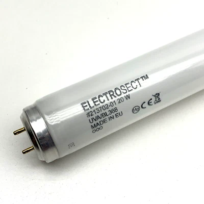 (2-Pack) Electrosect 213702-01 UVA/BL368 Fluorescent 20W UV Lamp Bulb 24" F20T12 - Image 1 of 4