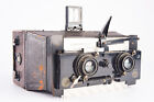 Gaumont Stéréospido 8x16cm płyta stereofoniczna z obiektywem Goerz Dagor 110mm V12