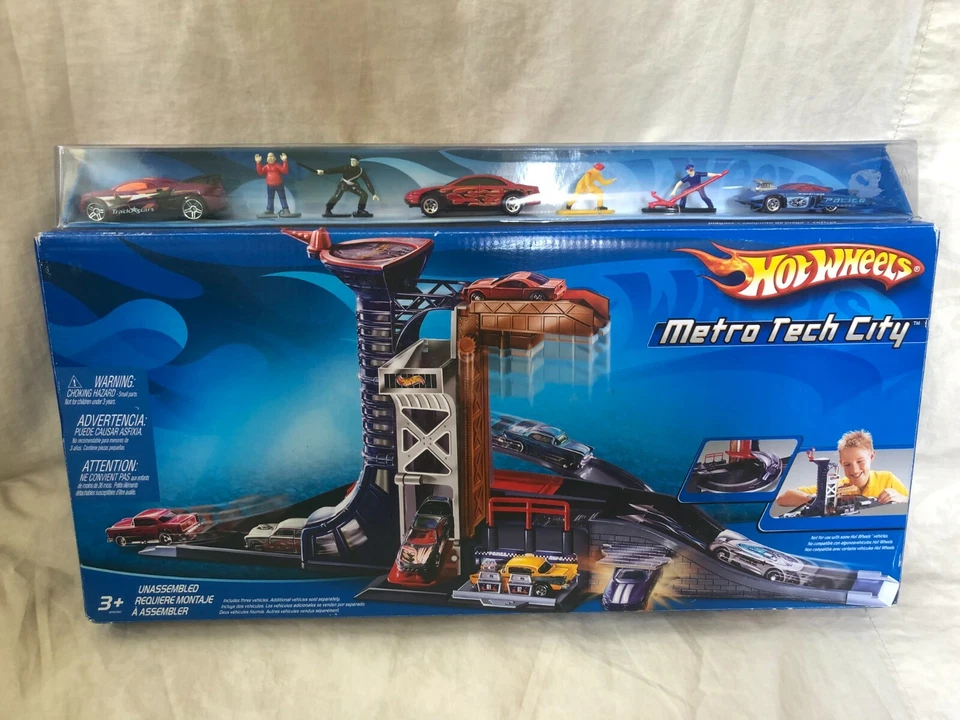 2006 Mattel Hot Wheels Metro Tech City Playset Brand New Sealed - Image 1 of 4