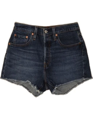 LEVI'S Womens 501 Denim Shorts W28 Medium Blue Cotton DT22 - Image 1 of 3