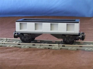 Custom Built With New Lego Bricks Cargo Train Car Fits IR 9V RC Track Sets - Picture 1 of 1