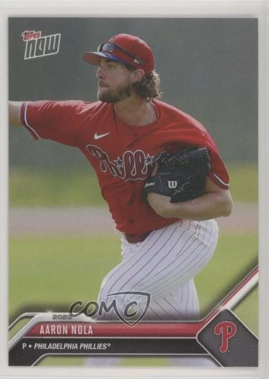 2023 Topps Now Road to Opening Day /644 Aaron Nola #OD-183 - Image 1 of 2