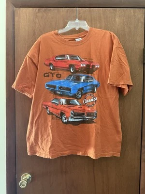 Camiseta vintage Pontiac GTO años 2000 naranja talla X-grande Foto 1 de 3