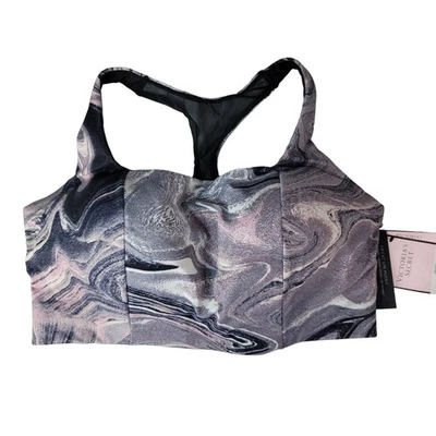 Victoria's Secret Wirefree Sports Bra Gray Pink Size 38DDD Medium Support NWT - Image 1 of 4