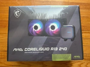 MSI MAG CORELIQUID A13 240 CPU Wasserkühler - Neu Originalverpackt mit Originalverpackung - Bild 1 von 4